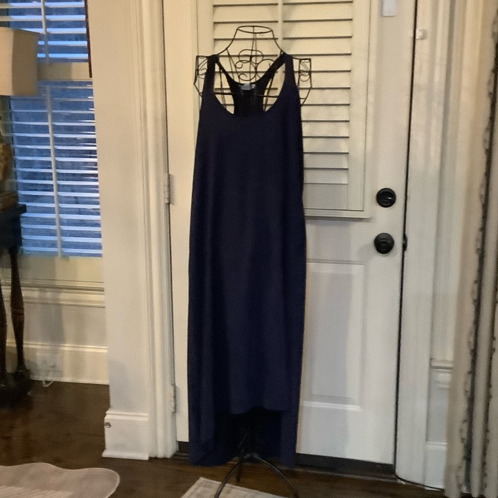 Athleta Deep Blue High Low Dress